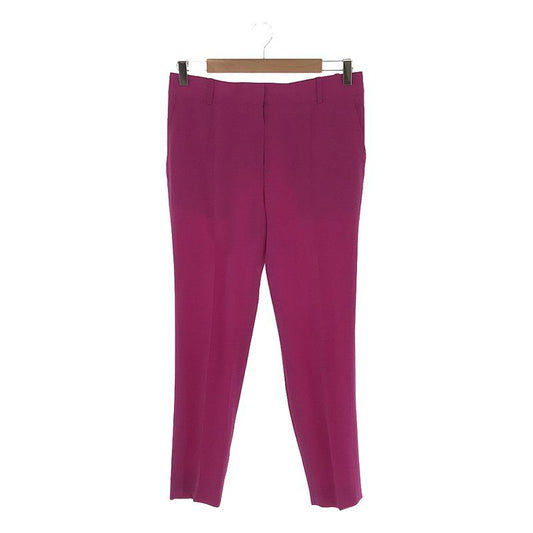 Celine - Phoebe Period Silk Center Press Tapered Pants - 36 - Purple - Women's