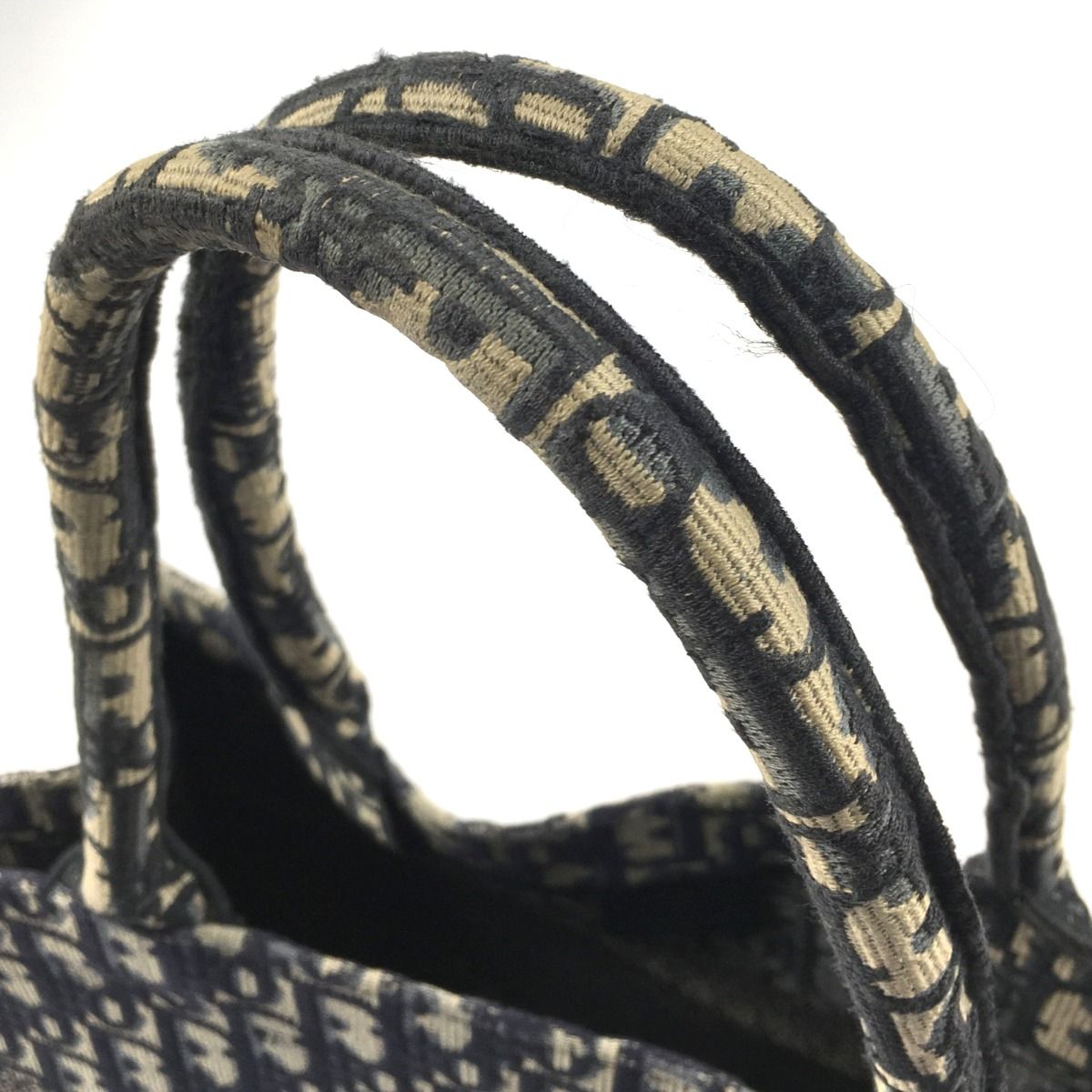 Christian Dior Oblique Book Tote Navy