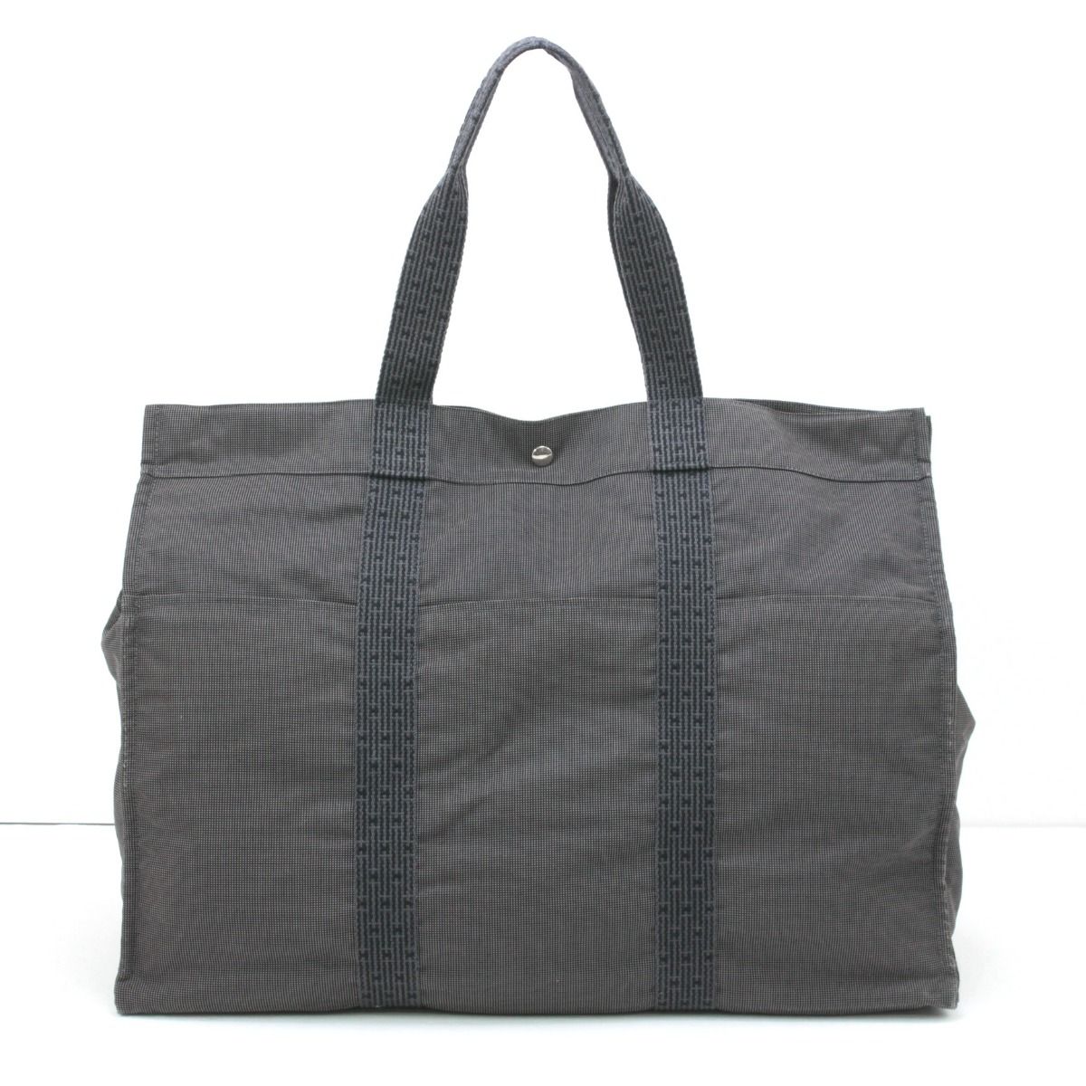 Hermes Her Line TGM Tote Bag Gray