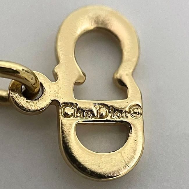 Christian Dior Necklace Ec22690 Gold Excellent Condition GP