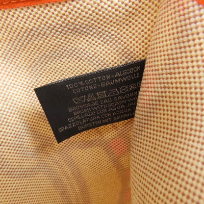 Hermes Logo Accessory Pouch Canvas Women