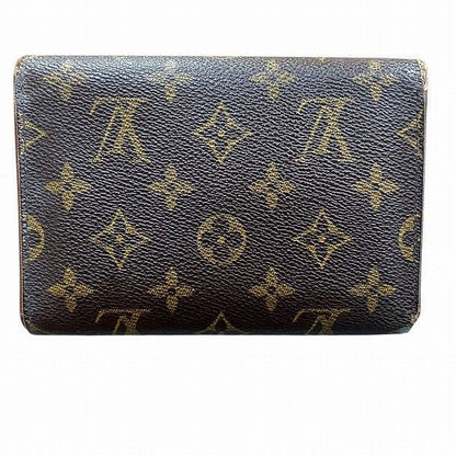 Louis Vuitton Monogram Porte Trésor Etui Chequier M61200 Trifold Wallet Unisex
