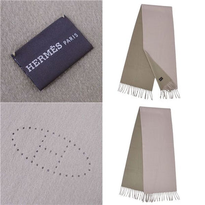Hermes Scarf Shawl H Logo Evelyn Fringe