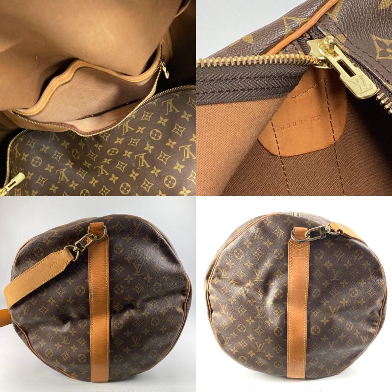 Louis Vuitton Boston Bag Sac Porochon M41220 Monogram Canvas Brown