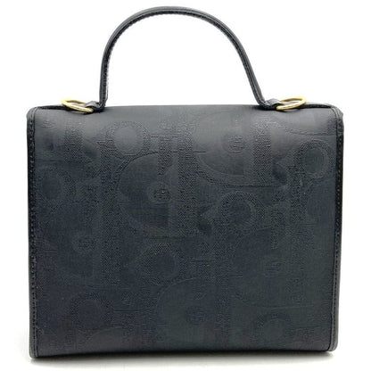 Dior Christian Dior Handbag Black PVC Trotter Total Ladies Fashion Branded High