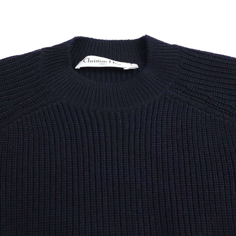 Christian Dior Wool Knit Dress 5a24619am531 Navy 40