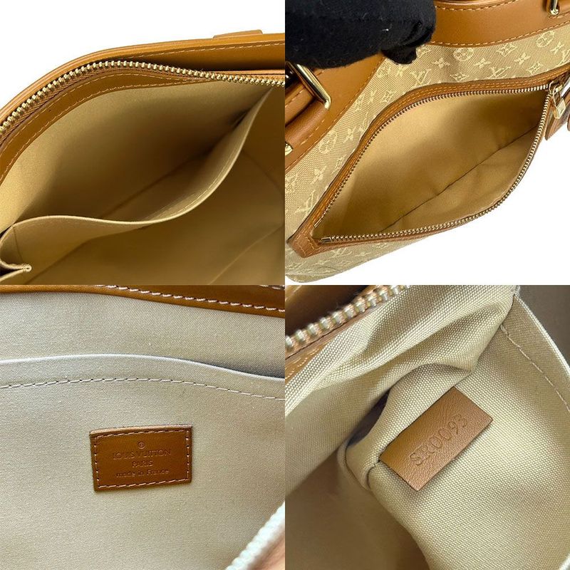 Louis Vuitton Tote Bag Lucille Pmm92684monogram/mini Beigecanvasscuff Leather