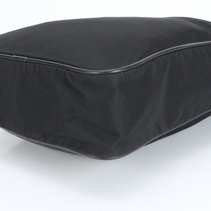 Prada Tessuto Nylon Triangle Logo Leather Shoulder Bag Crossbody Messenger