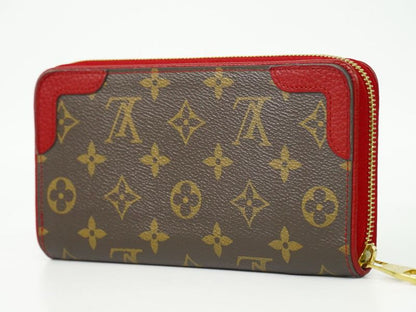Authentic Louis Vuitton LV Zippy Wallet Retiro Monogram Round Zipper Long