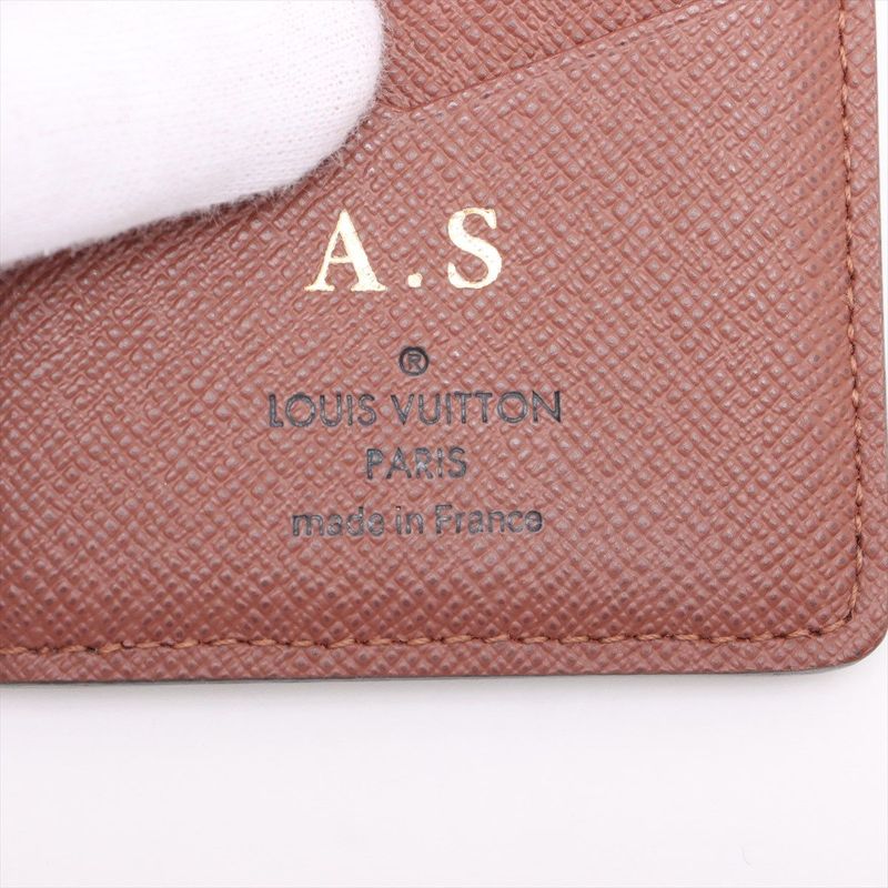Louis Vuitton Monogram Organizer De Poche Card Case M60502 Brown Made In France