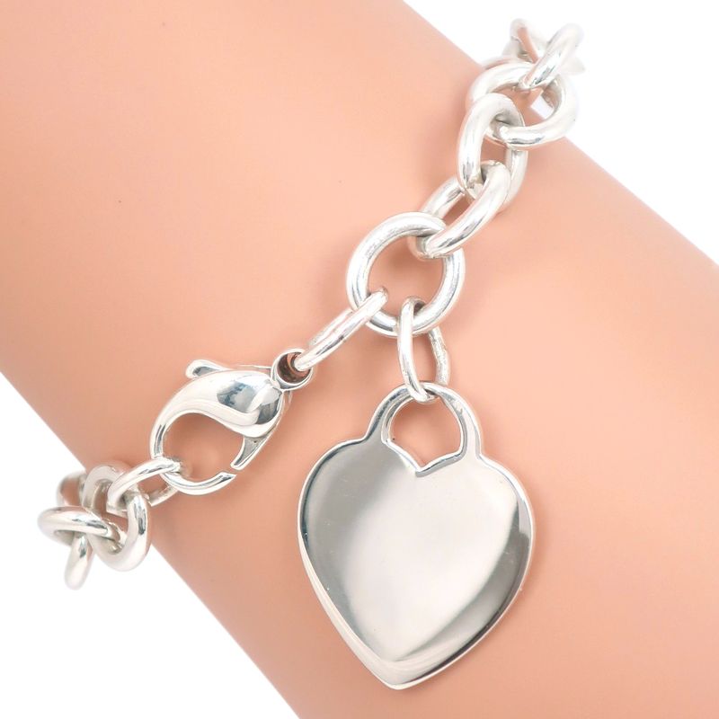 Tiffany & Co Return To Tiffany & Co Heart 925 Silver Ladies 29.8g Bracelet