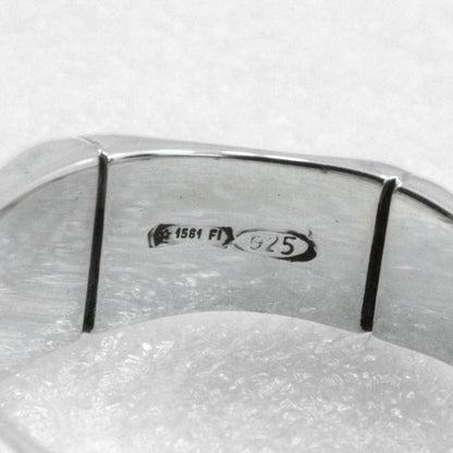 Gucci Bamboo Ring Silver 925 Size 6.5 Ladies 4.3g Ring