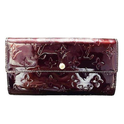 Louis Vuitton Monogram Vernis Portefeuille Sarah M93577 Long Wallet Bifold