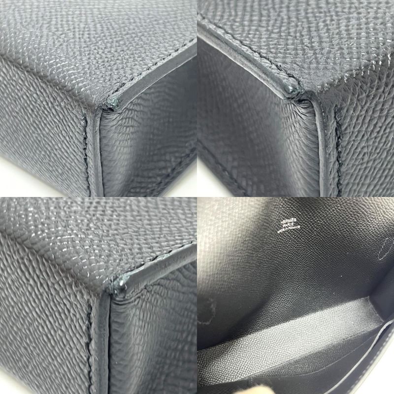 Hermes Shoulder Bag Nap To Go Vaux Epson Black