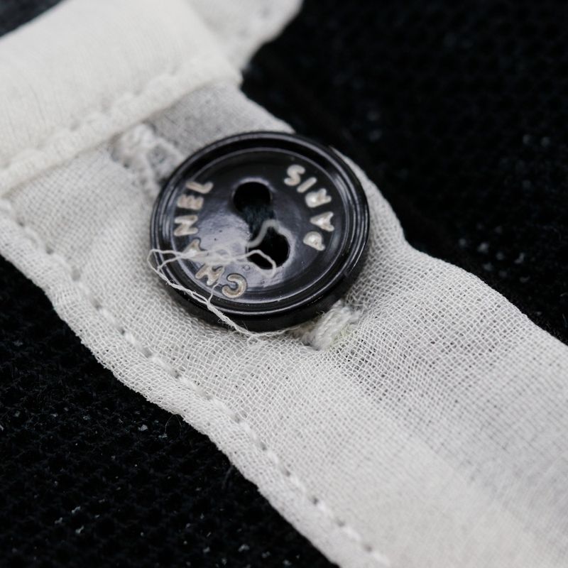 Chanel Sleeveless 07P P30617v13551 Cotton Black Women Tank Top