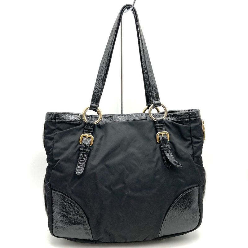 Prada Tote Bag Nylon Black