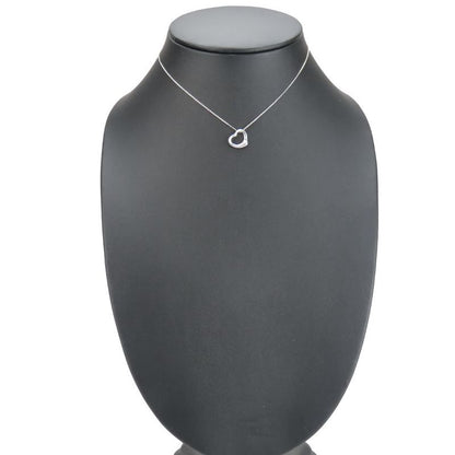 Tiffany & Co Necklace Open Heart 925 Silver Approx 2.3g Silver Accessories