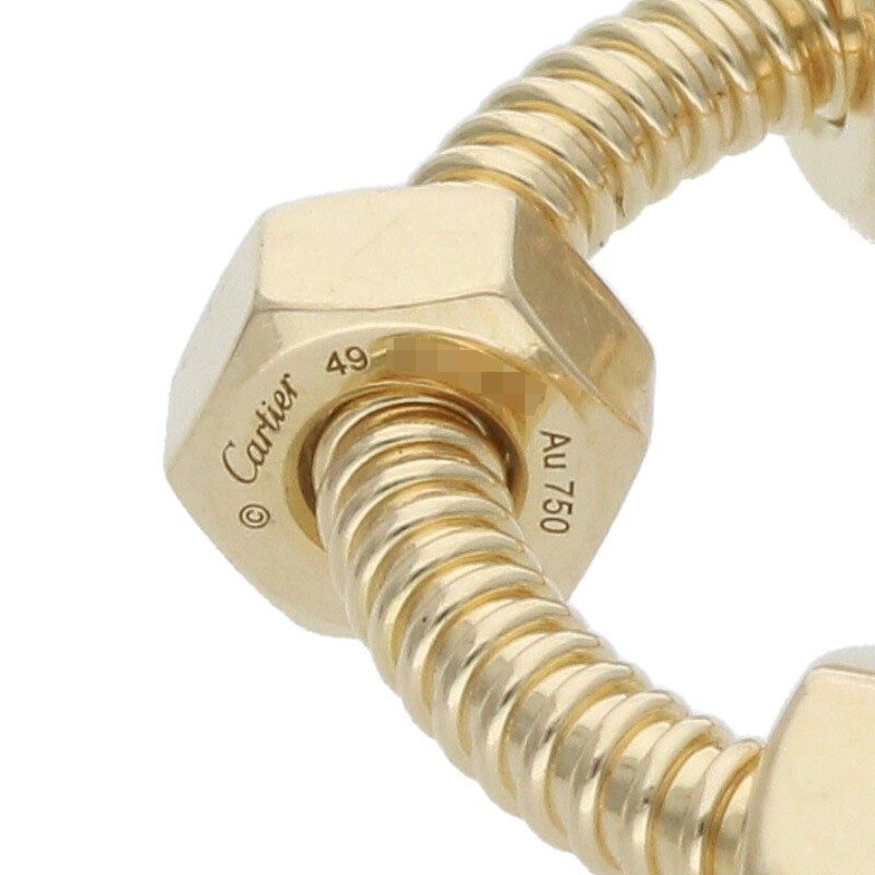 Cartier Ecru De 18kygring Men's 49 9