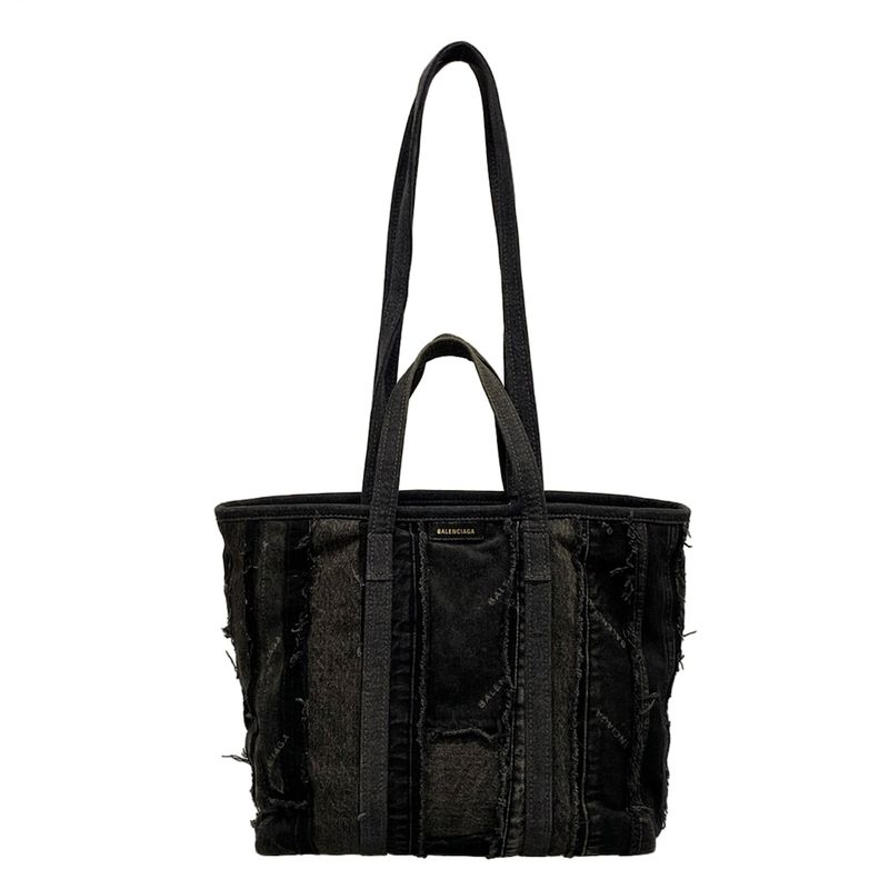 Balenciaga Tote Bag Balbes 671409 Black Recycle/rhinestone