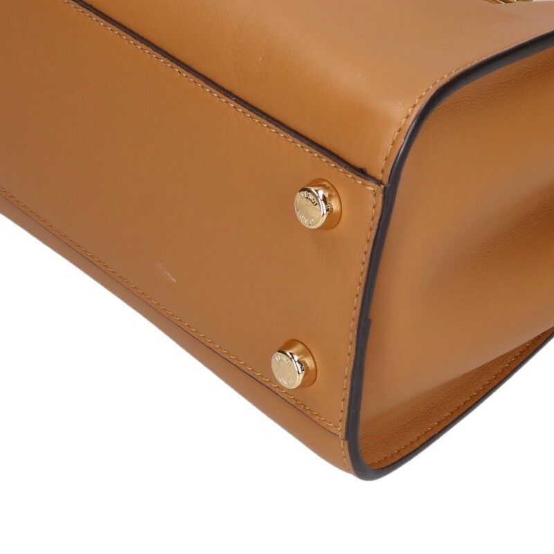 Fendi 8bn302 Peekaboo - 2wayleather Shoulder Bag Women