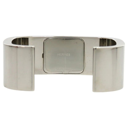 Hermes Medor Metal Black Silver Hardware Black Bangle 1630 Hermes