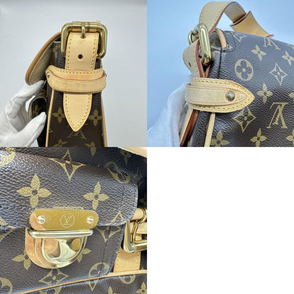 Louis Vuitton M40027 Shoulder Bag Hudson PM Brown Monogram Ladies Men