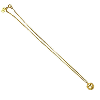 Christian Dior Vintage CD Logo Chain Necklace Pendant Accessory Gold 93913
