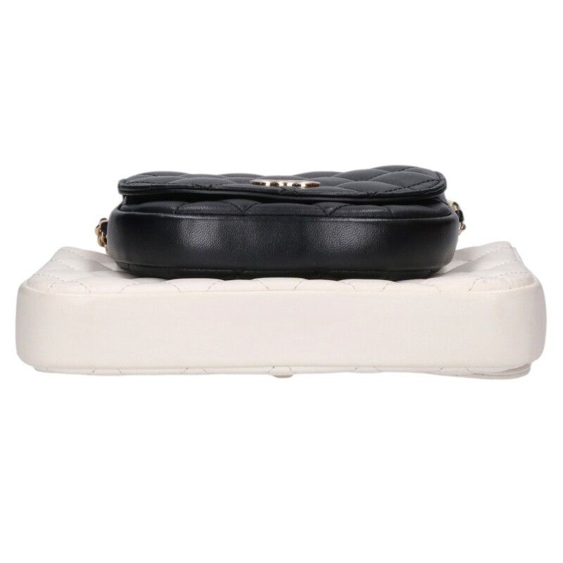 Chanel Lambskin Crossbody Chain Shoulder Bag Women