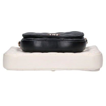 Chanel Lambskin Crossbody Chain Shoulder Bag Women