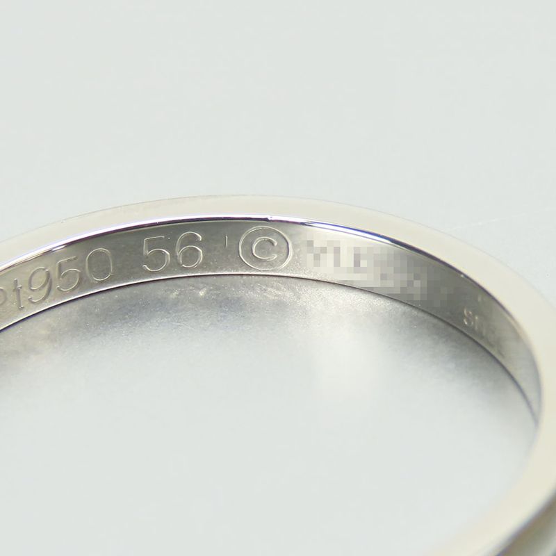 Cartier Ring - Classic Wedding Ring 56 Pt950 Approx 3.7g Platinum Jewelry