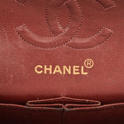 Chanel Matelasse 23 W Flap Chain Shoulder Bag Lamb Skin A01113 Black Gold