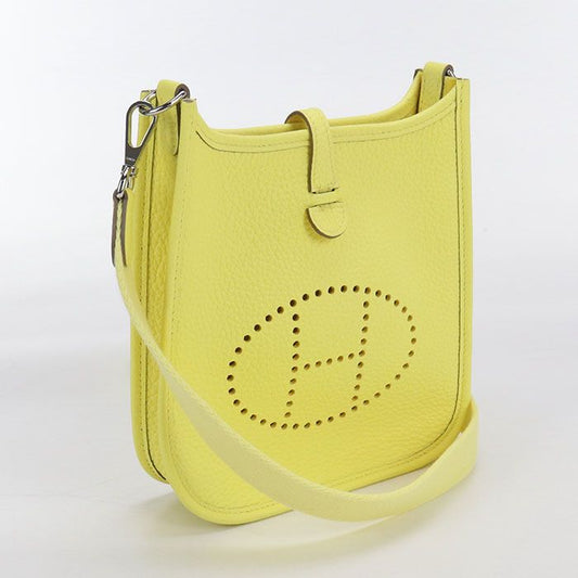 Hermes Evelyn TPM Shoulder Bag Taurillon Clemence W Engraved Ladies