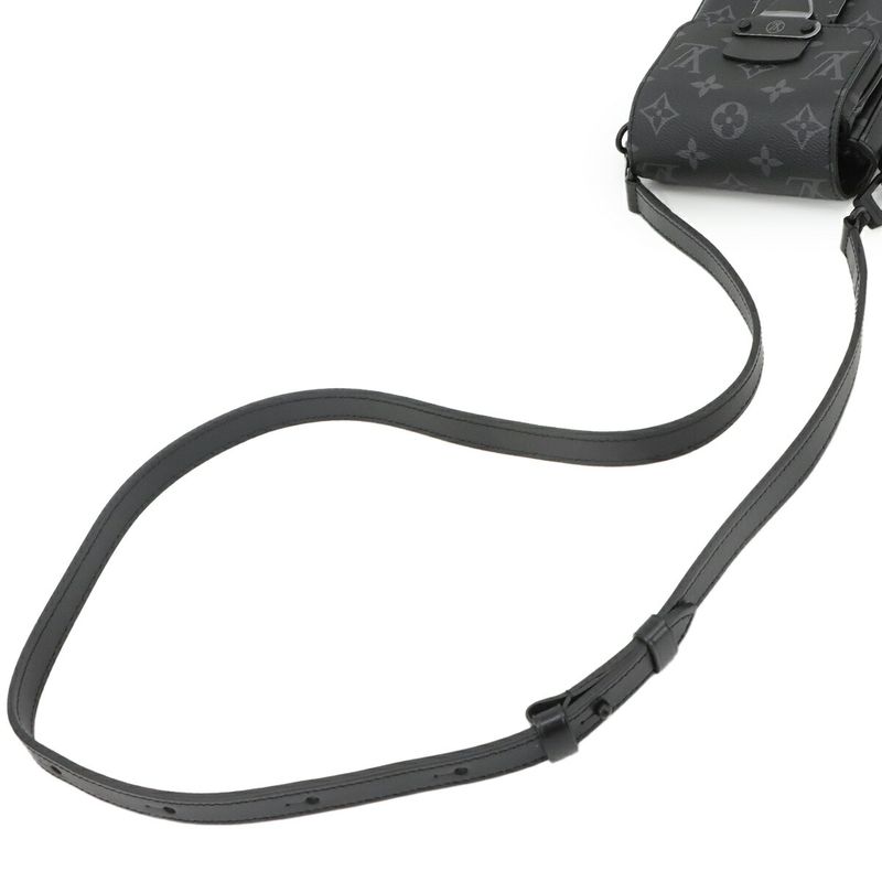 Louis Vuitton Monogram Eclipse S-lock Vertical Wearable Wallet Shoulder 90297978