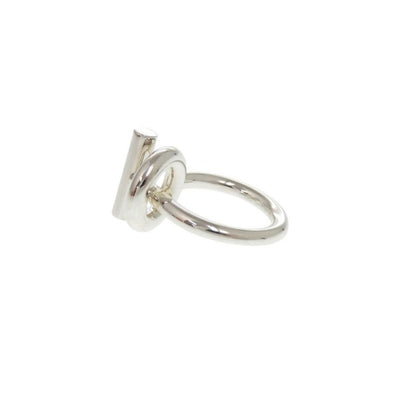 Hermes Echape Size 53 (#11 Approx) Silver 925 Ring 0341 Hermes