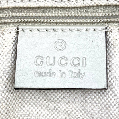 Gucci 247902 Tote Bag Beige/white GG Canvas/leather Ggkey Holder Ladies Fashion