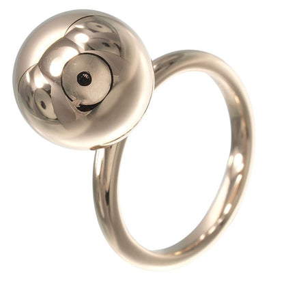 Tiffany & Co Hardware Ball 18K Pink Gold #9 Ladies 7g Ring
