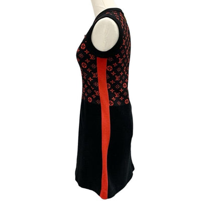Louis Vuitton Dress Black Red Monogram
