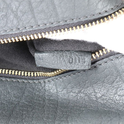 Celine Tie Bag Leather Tote Bag Shoulder Hand Gray Women's ERE Cw53-2