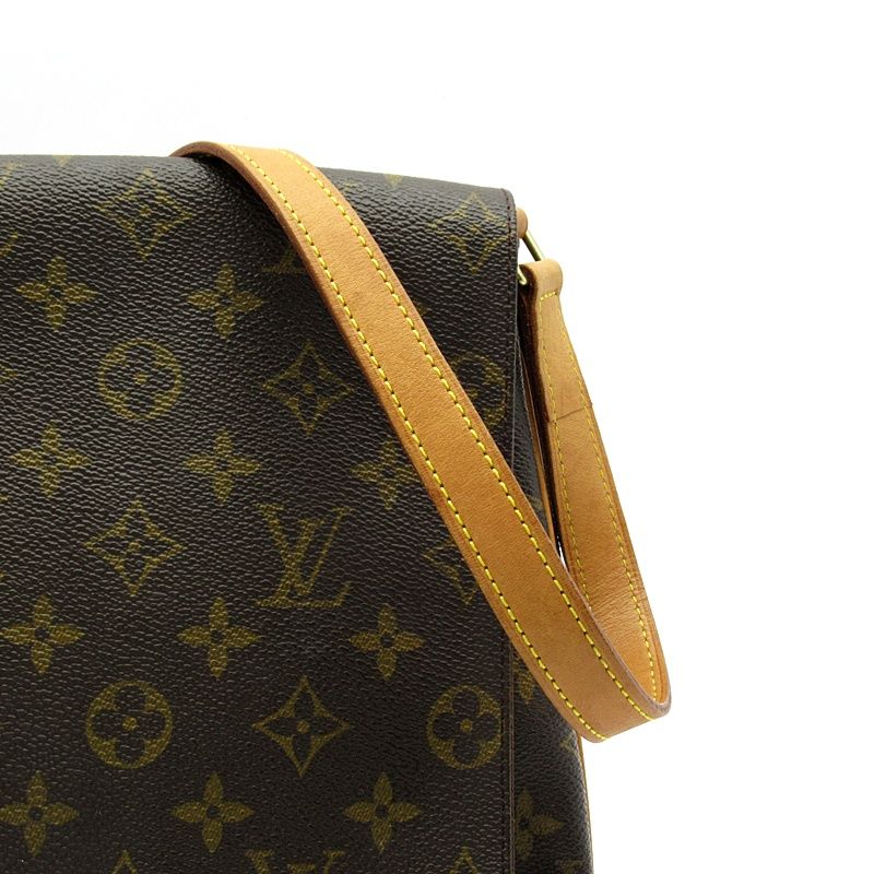 Louis Vuitton Musette Salsa Short M51258 Monogram Women's Shoulder Bag Brown