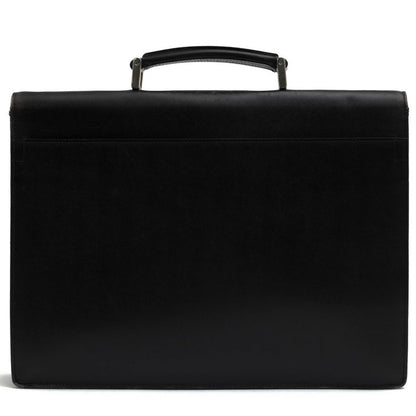 Prada Bag Briefcase Business Bag Business Men Leather Genuine Black Dulles Bag