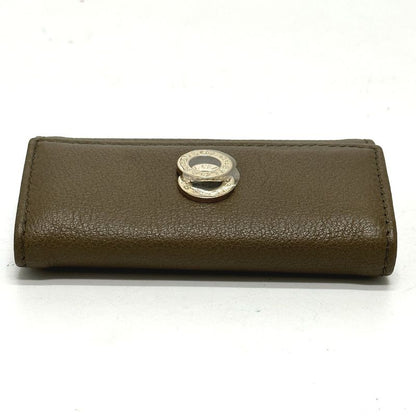 Bvlgari Bulgari Key Case Double Ring 6-ring Leather Brown
