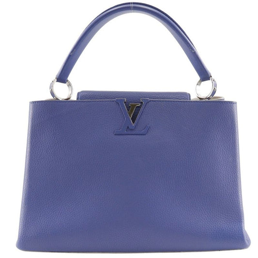 Louis Vuitton Capucines MM Parnacea X Taurillon Leather Blue/white Ah5105