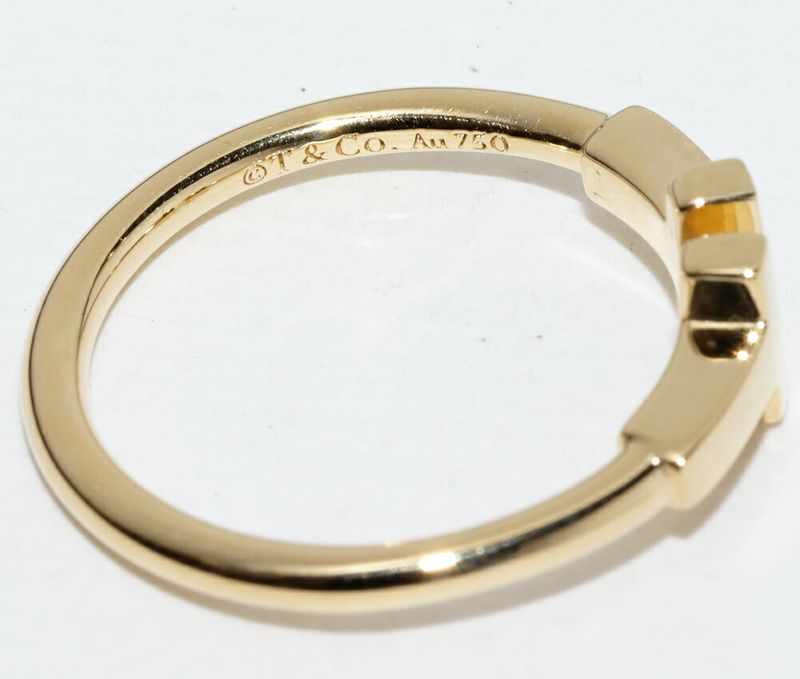 Tiffany & Co Ring 18K Yellow Gold T-wire Ring