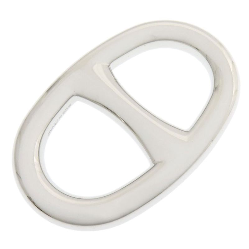 Hermes Chaine D'ancre Scarf Ring Metal Women