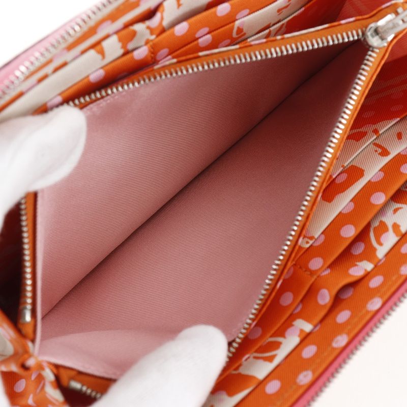 Hermes Azap Long Silk-in Vaux-epson Rose Azalea Pink C Women Long Wallet