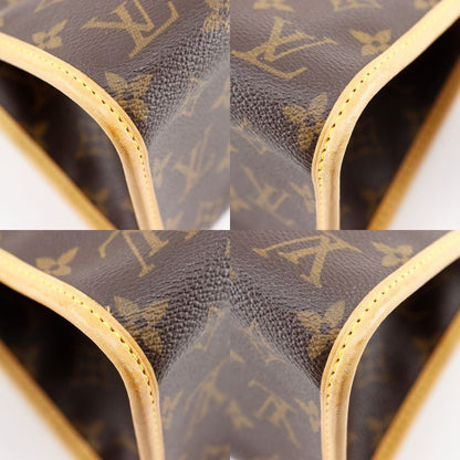 Louis Vuitton Popincourt M40009 Monogram Canvas Brown Vi0065 Ladies Handbag