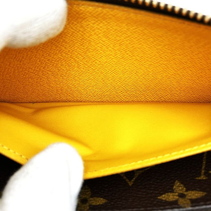 Louis Vuittonm60744 Portefeuille-cles Mance Mimosa Round Long Wallet Brown