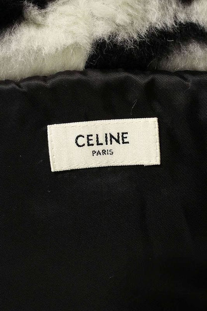 Celine 23AW 2y905386w Zip Up Alpaca Wool Hoodie Men's M
