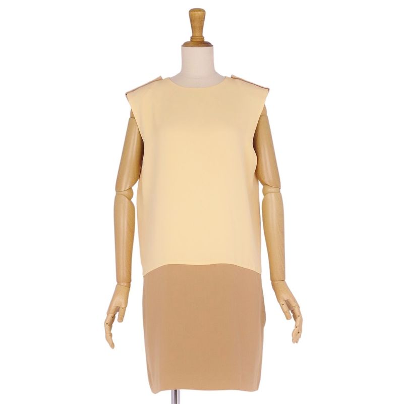 Celine Dress Blouse Phoebe Period Sleeveless None Bicolor Top Women's 40 (M