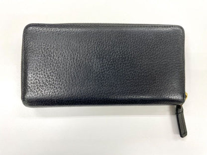 Gucci Animalier Bee Leather Zip Around Wallet Round Zipper Bee Long Wallet